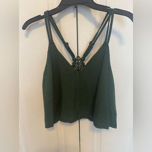 Aerie tank top!!! Size large NEVER WORN. Built in bra and adjustable straps
